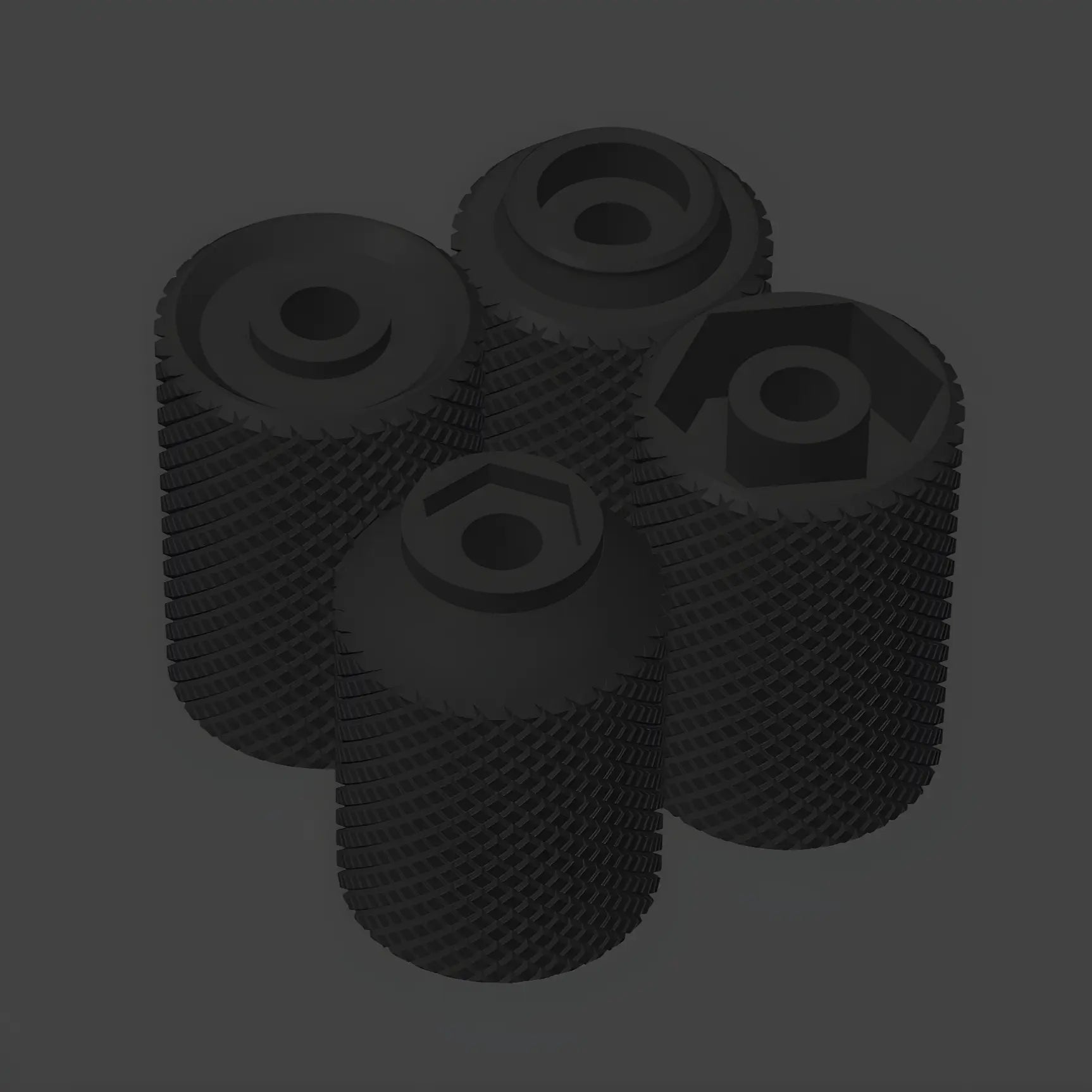 Kit 4 Tamponi perno cross stunt 3Dproject